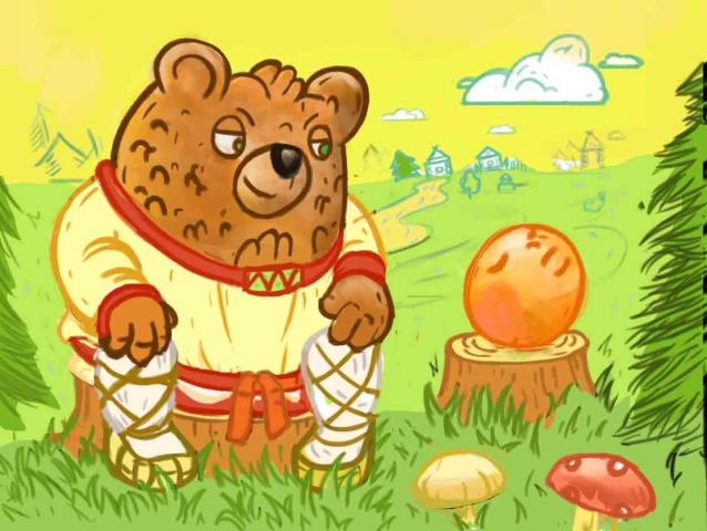 Иллюстрация   к сказке, очевидно какой