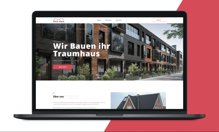 Дизайн сайта для немецкой компании «Furst-Haus»