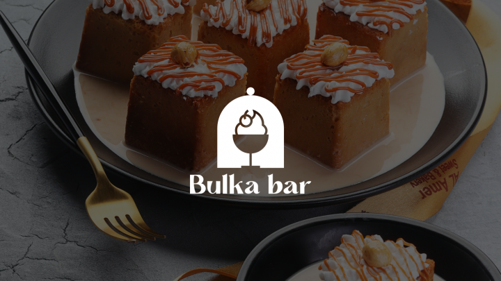 Логотип для Bulka bar (доставка десертов)