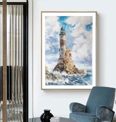 "Moyak" watercolor painting