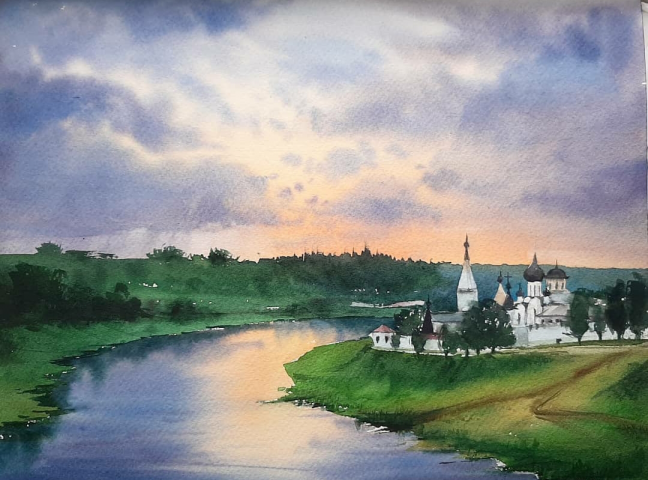 watercolor painting