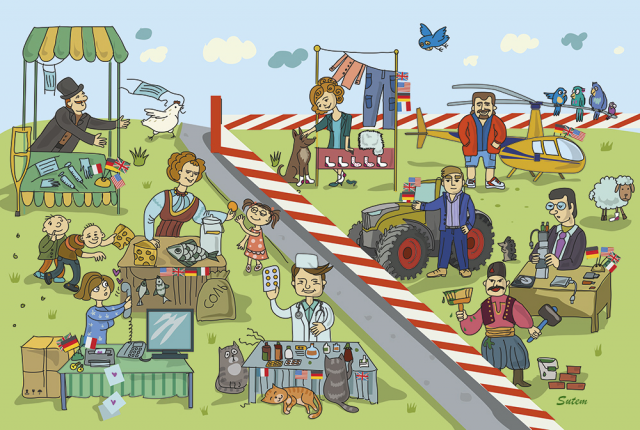 Иллюстрация для журнала Госзакупок