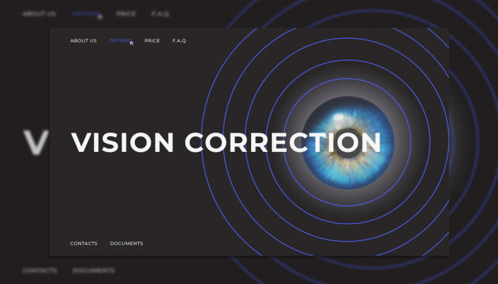 Сайт клиники коррекции зрения