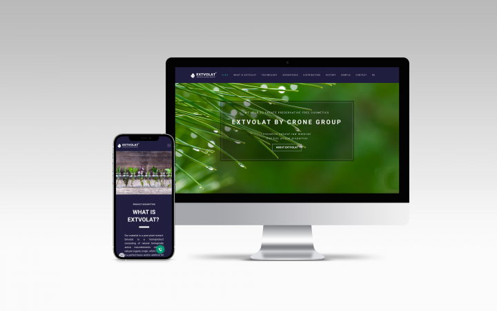 Лендинг для компании Crone Group