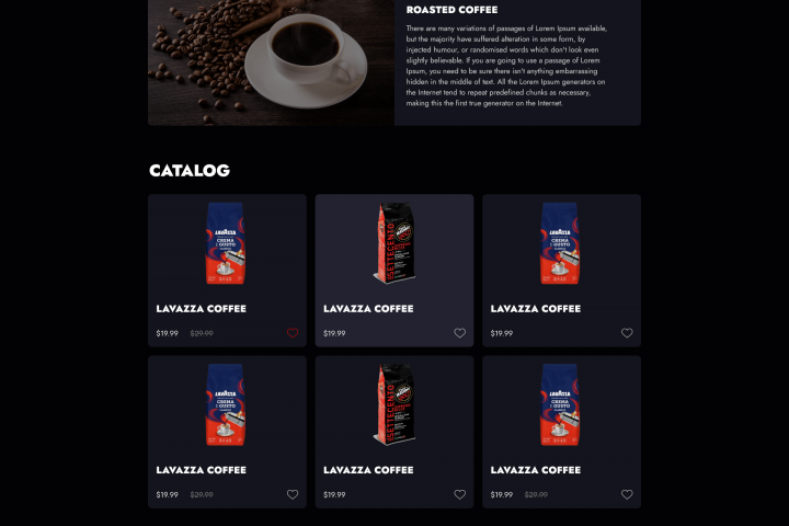 Разработка сайта  на Vue.js