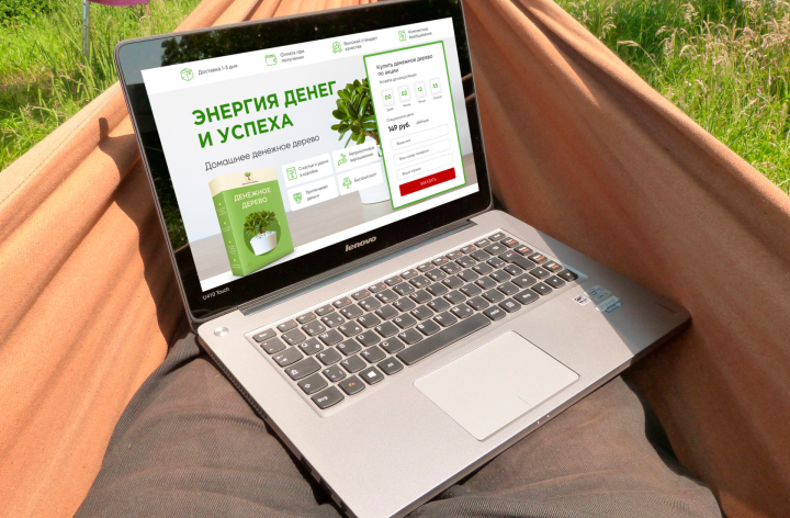 Landing Page для Денежного Дерева