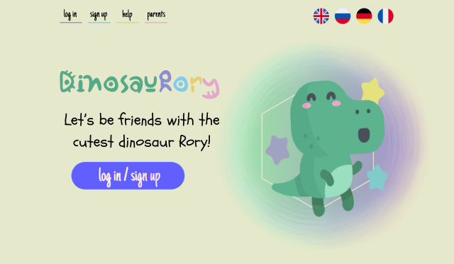 DinosauRory - соцсеть для детей