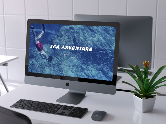 Лендинг для фирмы по подводному плаванию