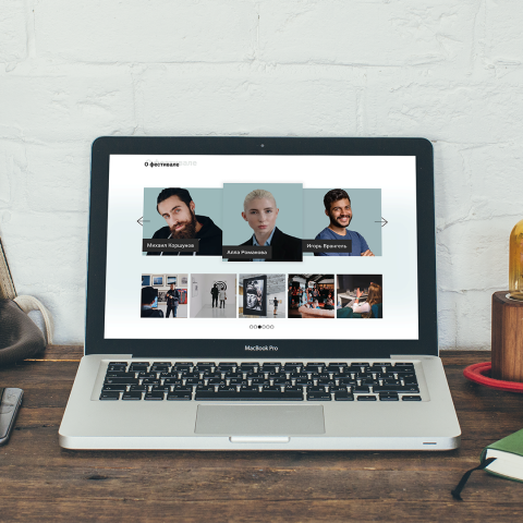 Сайт для фестиваля кино