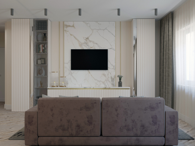 Кухня-студия, 26 кв.м.