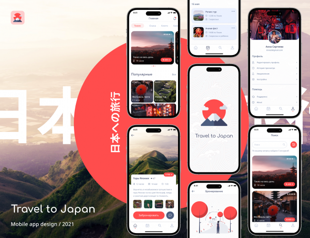 Мобильное приложение Travel to Japan