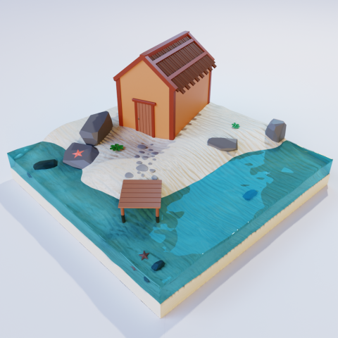 Амбарчик на берегу