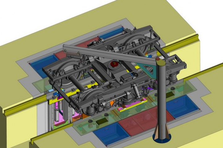 Комплекс разборки/сборки тележек электропоездов