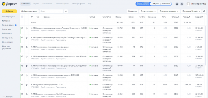 Душевые из стекла