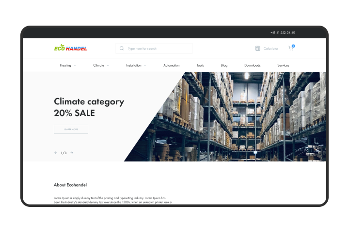 Интернет-магазин Ecohandel