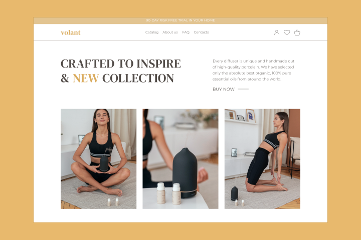 Volant Aroma Oils & Diffusers E-commerce