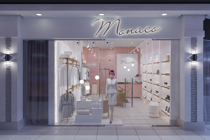 3D Визуализация магазина Монако