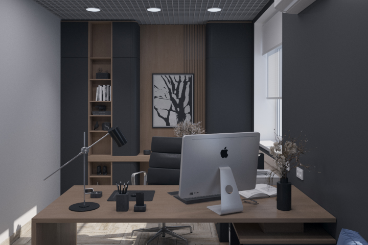 3D Визуализация офиса 240 м2