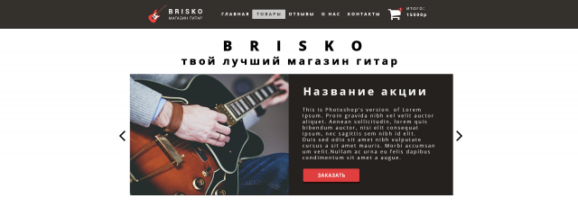 Brisko- магазин гитар
