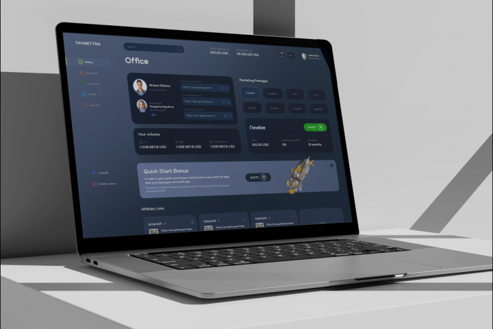Личный кабинет для краудлендинговой платформы Тайметтра