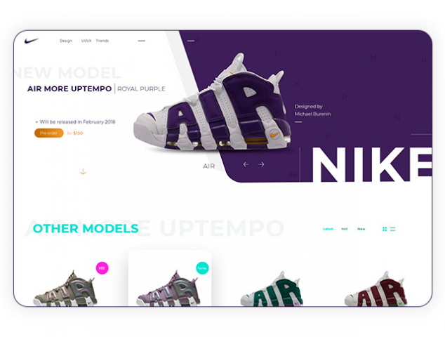 2018 | Nike Air More Uptempo | Дизайн-концепт