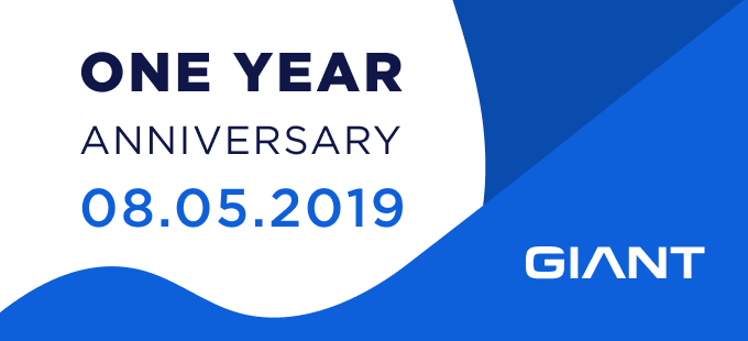 Баннер для блокчейн платформы Giant