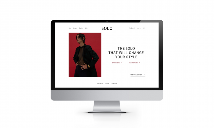 Сайт магазина одежды