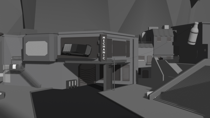 Создание 3D Моделей для города проекта HamstersWar