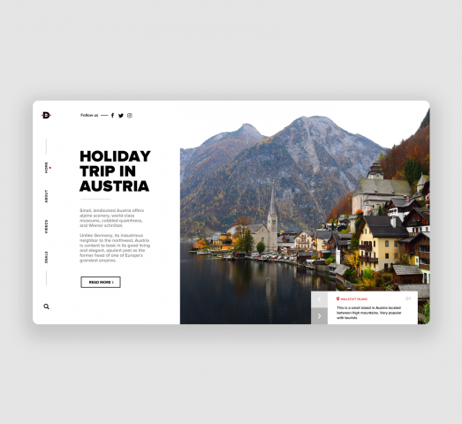 Holiday trip in Austria