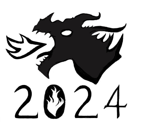 Трафарет Дракон-2024