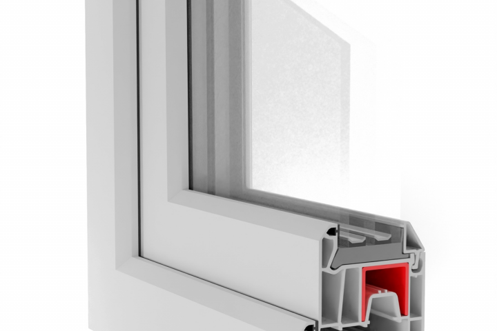 Пластиковое окно в разрезе