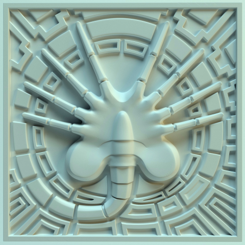 Wall tile facehugger