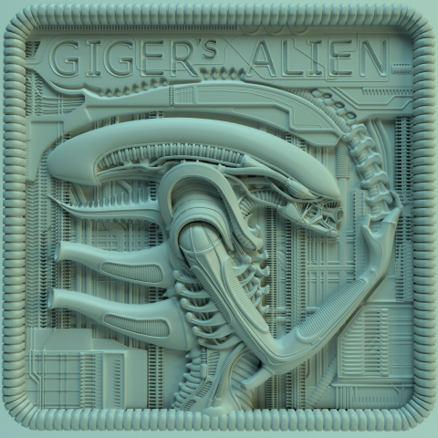 Panno Gigers alien ver02