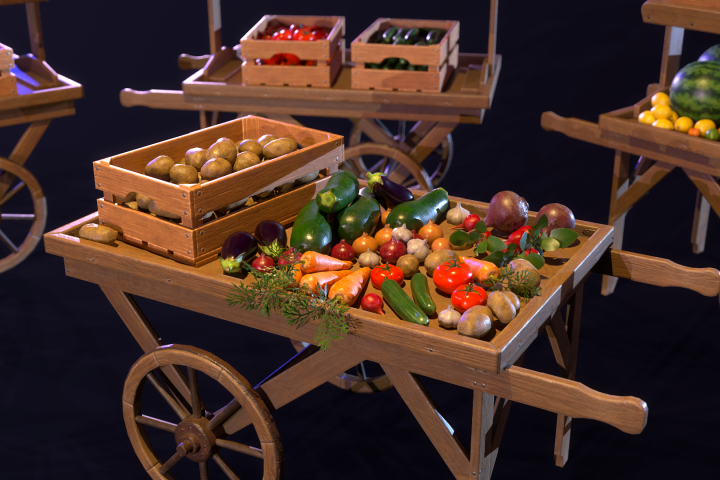Food props: Vegetables