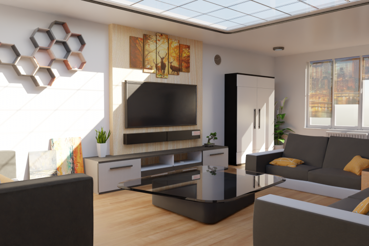 3д интерьер