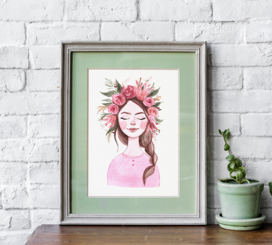 Иллюстрация в технике акварель