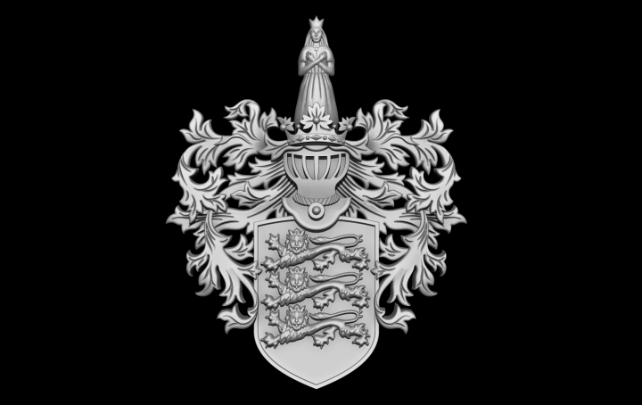 Герб Таллина, 3d модель