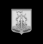 Герб Усть-Лужского СП, 3d модель