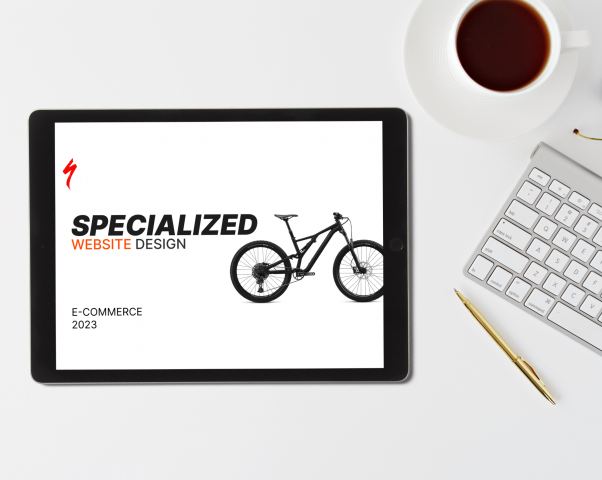 Дизайн магазина велосипедов SPECIALIZED