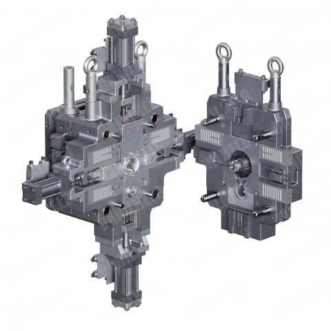 Визуализация пресс формы для литья пластмасс №1