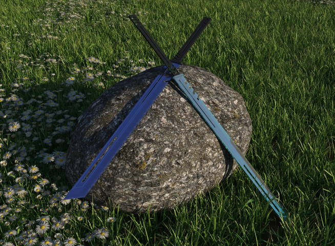 Мечи на камне