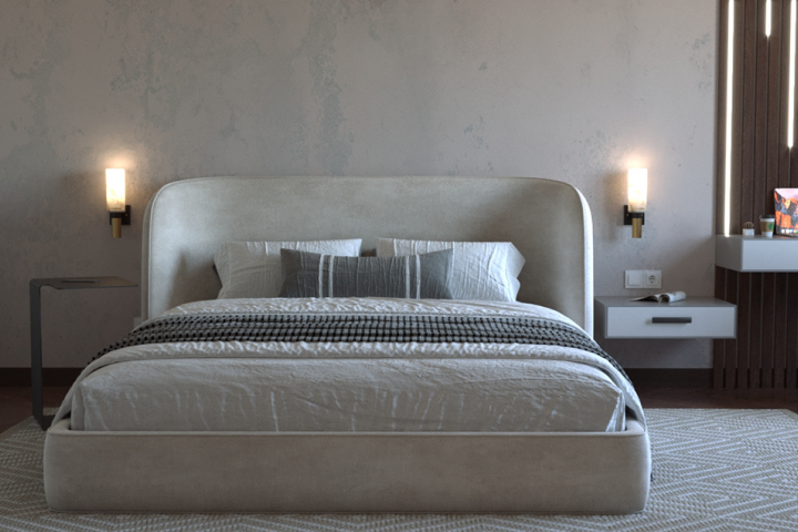 3D визуализация спальни