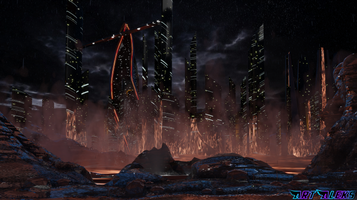 lava town
