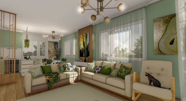 Дизайн гостинной