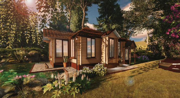 Дизайн загородного дома