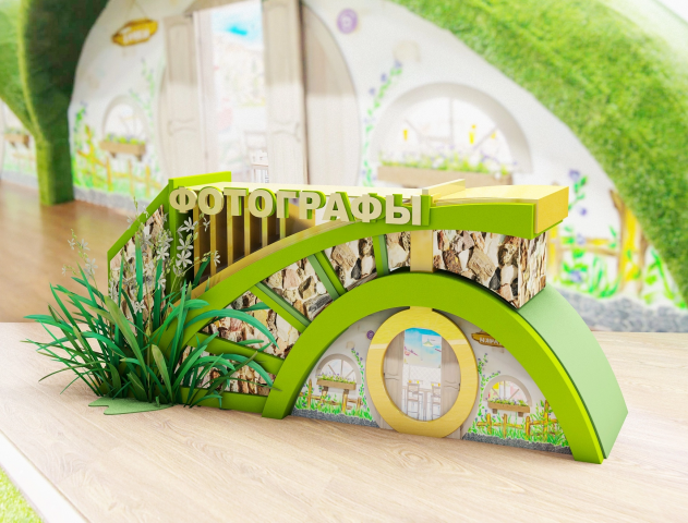 Дизайн стойки фотографов