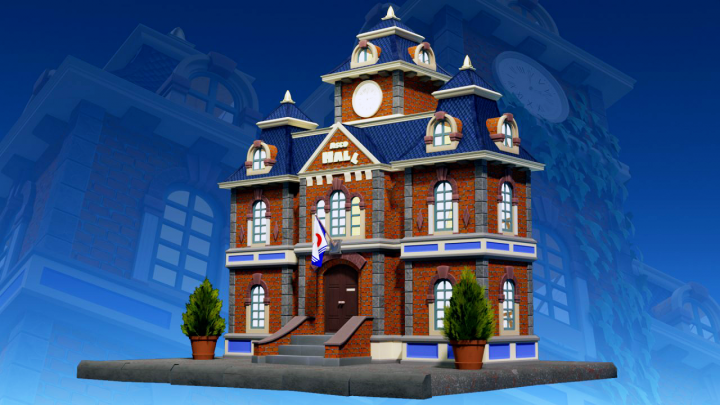 Stylized house low poly