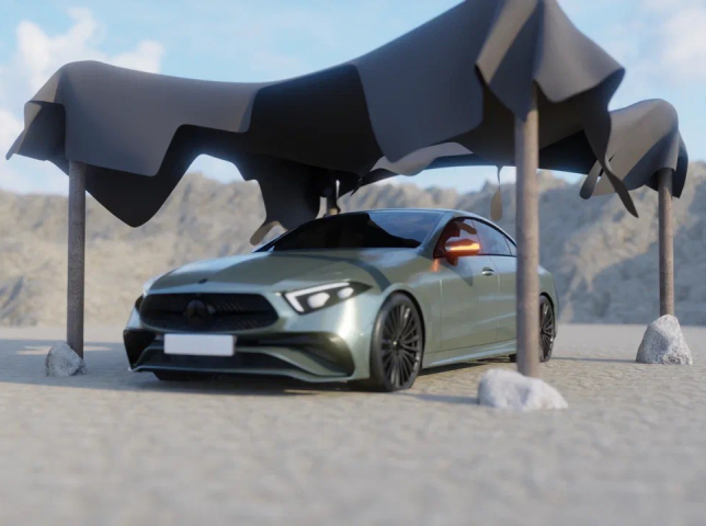 Mercedes Benz animation