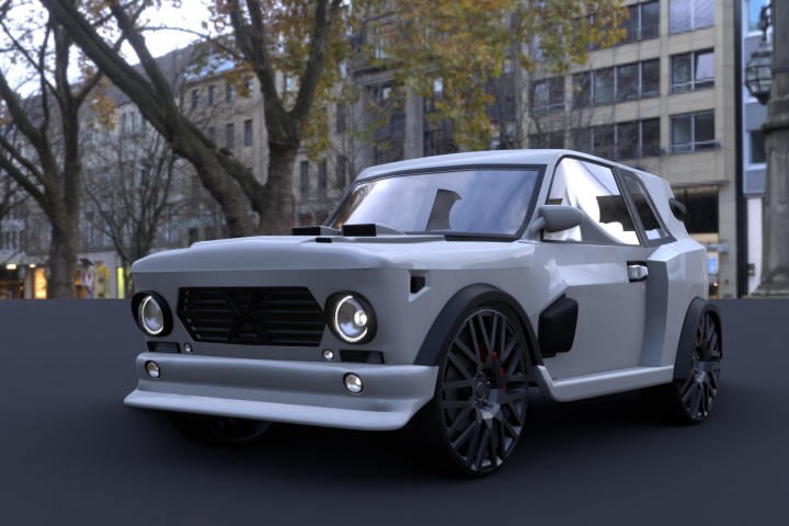 Модель костюмного автомобиля