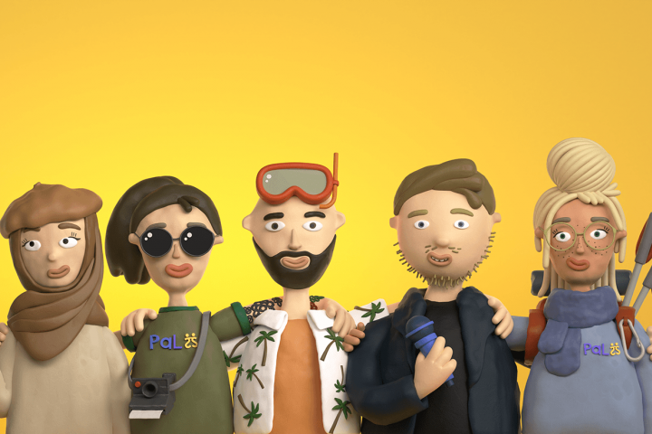 3D персонажи для сайта pals.social